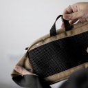 RIÑONERA - FRONT PATCH BROWN