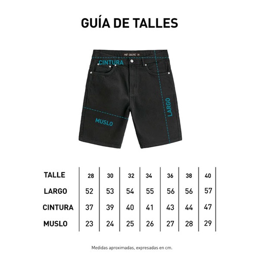 guia de talle colibri